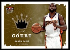 2006-07 Ultra Kings of the Court Baron Davis Jersey 1 color Golden State