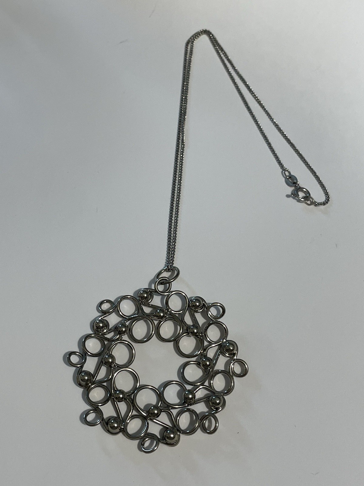 Stunning Vintage Large Solid Sterling Silver Sign… - image 3