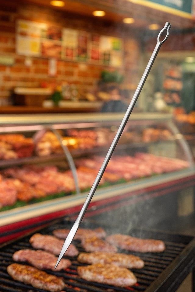 Fleischnadel / Packnadel / Dressiernadel aus Edelstahl ca. 19cm - Bild 2 von 2