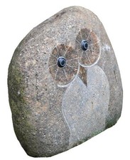 Dekoracja ogrodowa, figura ogrodowa, figura kamienna, dekoracja ogrodu, dekoracja ogrodowa, sowa 20cm