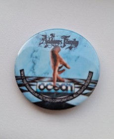 Addams Family thing Lapel Pin Badge Ocean 1991 Promo Button Vintage Nintendo NES