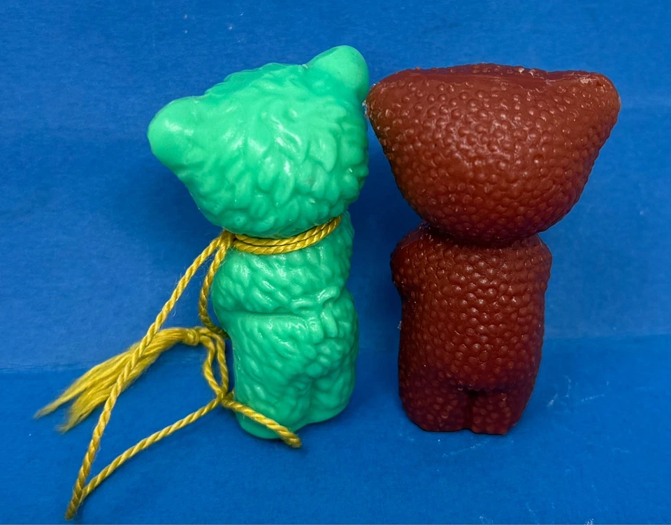 Bär Teddy 2 Stück Spielzeug DDR 7cm Plastik Kult Ostalgie /D30.6/6 - Bild 4 von 4