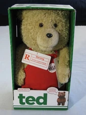 NIB Commonwealth Ted Movie 15" R Rated Talking Plush Bear, Moving Mouth, 2013