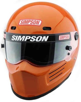 Simpson Racing 721000S SA2020 Super Bandit Racing Helmet Adult XS Safety Orange