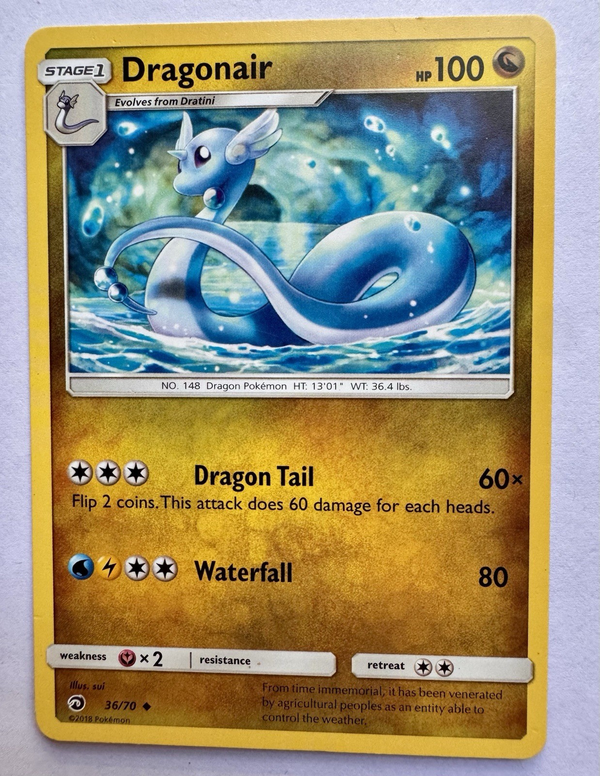 Dragon Majesty Dragonair #36/70 Pokemon