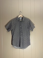Vintage TownCraft JC Penney Shirt Men  s M Tapered Penn Prest Dagger 60s Repaired