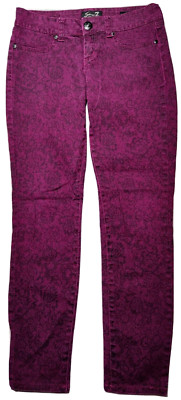 SEVEN7 Women Size 28 Hot Pink Stretch Cotton Denim Jean Leggings