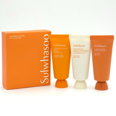 Sulwhasoo Mini Mask Kit 35ml x3ea Refining Clarifying Vitalizing K