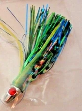 3 pc Tuna Mahi Skirts Offshore Saltwater Trolling Mylar Lures 3 inch 1/4 oz lot