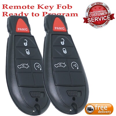 2 Replacement For 2013 2014 2015 2016 Dodge Dart Remote Car Key Fob M3N-32297100