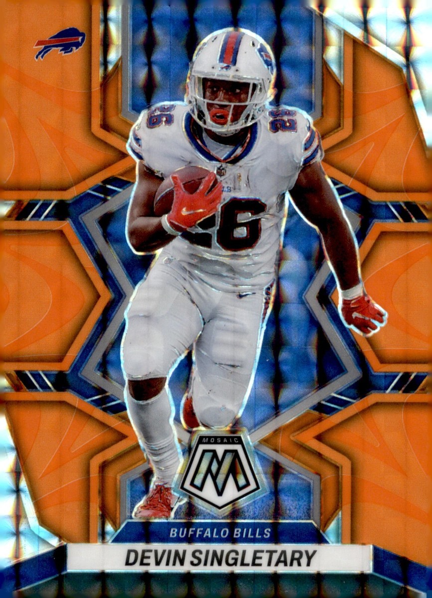 24karats - 24karats 2022 Panini Mosaic - Reactive Orange Mosaic Prizm #24 Devin