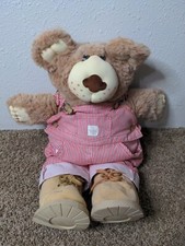 Vintage 1980's Furskins Xavier Roberts Stuffed Plush Teddy Bear 22"