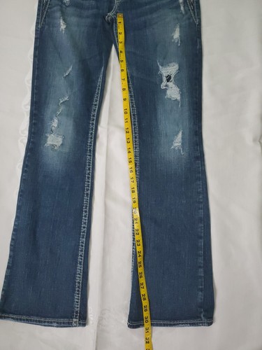 Women's Silver Tuesday Low Boot Jean's W28/L33 Denim - Picture 5 of 12