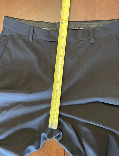 Calvin Klein Dress Pants Boys 18 Regular Black Flat Front Straight Leg - Picture 10 of 10