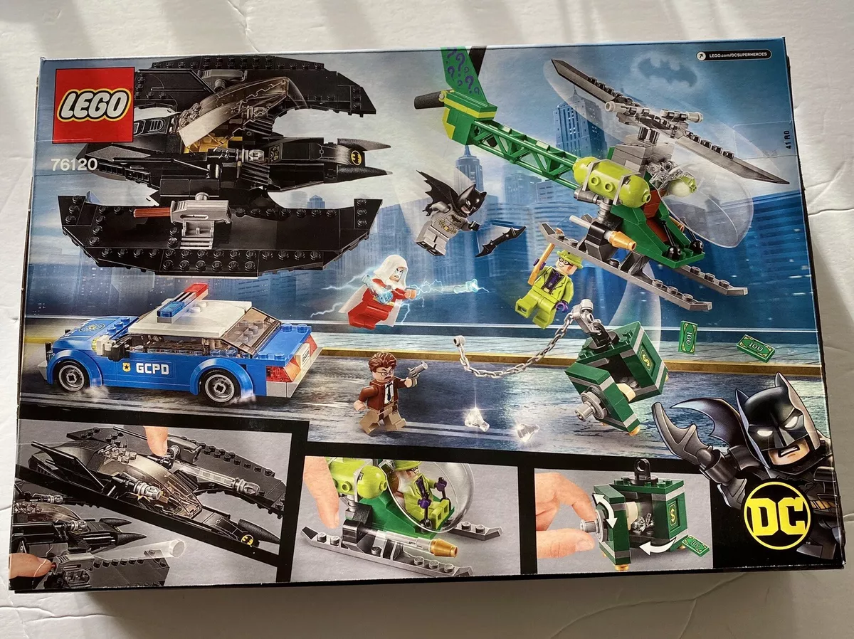 LEGO DC Comics Super Heroes Batman Batwing and The Riddler Heist 76120 (489  Pieces)