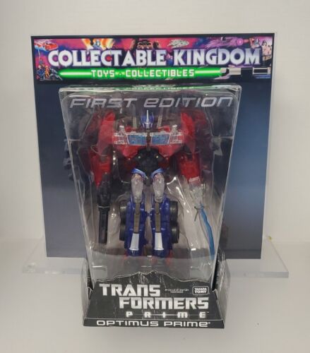 🔥TAKARA TRANSFORMERS PRIME FIRST EDITION VOYAGER OPTIMUS PRIME CLEAR VERSION 🔥 - Picture 1 of 2