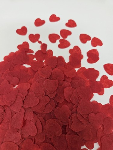 Confeti de corazón de papel | confeti de boda | decoración de fiesta - Imagen 3 de 16