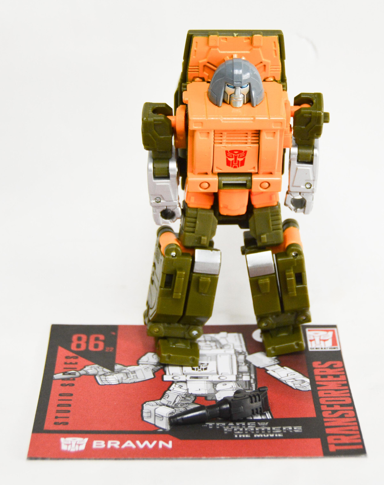 Loose Brawn 86-22 Transformers Studio Deluxe Figure Hasbro In Stock