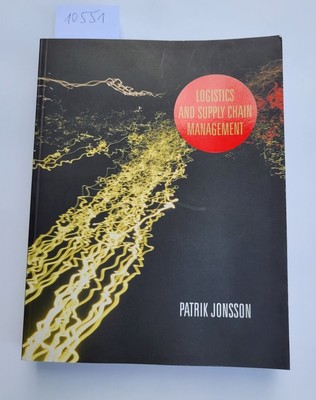 Logistics and Supply Chain Management : Jonsson, Patrik: