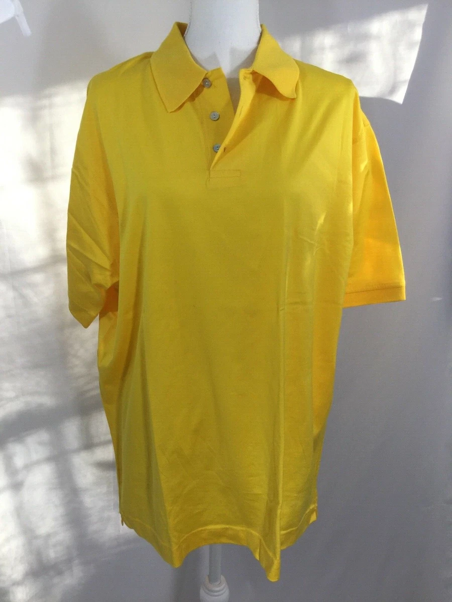 Canary yellow cheap polo shirts
