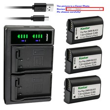 Kastar Battery LTD2 USB Charger for Panasonic DMW-BLK22 Lithium-Ion Battery