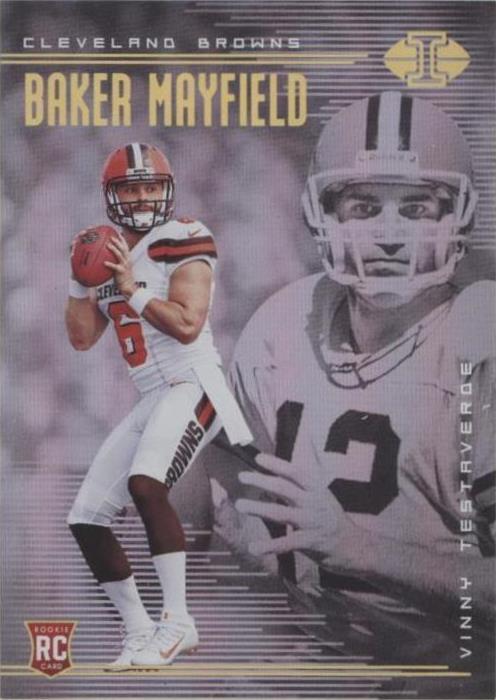 2018 Panini Illusions Baker Mayfield Vinny Testaverde #2 - 1 of 2