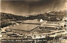 CARLTON GOLD MILL cripple creek co real photo postcard rppc sanborn victor