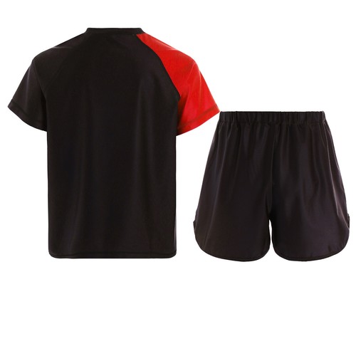 Kids Boy Tracksuit Workout Top And Short Pants Combat T-shirt With Shorts Club - Picture 32 of 39