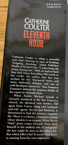 Catherine Coulter FBI Serie. 11. Stunde - Schleudertrauma - Rollo Seitenpunkt Rohling + 2 - Bild 14 von 16
