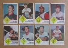 1963 FLEER BASEBALL CARD SINGLES COMPLETE YOUR SET PICK CHOOSE UPDATED 12/5
