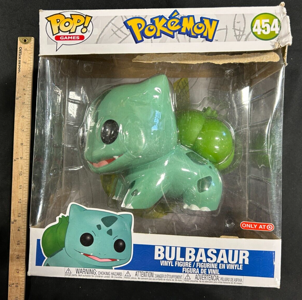 Pokémon Bulbasaur Silver Metallic – Pop Vinyl 25° Anniversario, Edizione Limitata Target, Altezza 25 Cm - copertina