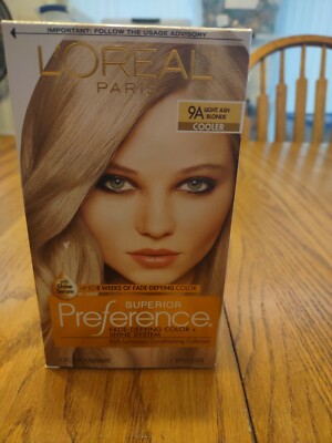 L'OREAL 9A Light Ash Blonde Cooler Superior Preference