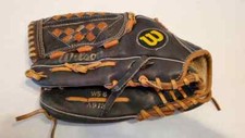 WILSON A9736 - WS8 12" US POWER SNAP Baseball Glove Black American Cowhide