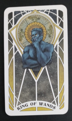 2023 Marvel Tarot Card By Lily McDonnell Beast King Of Wands
