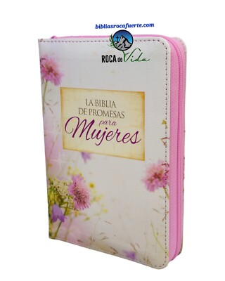 Biblia de promesas para mujeres piel especial Reina-Valera 1960 ziper con índice