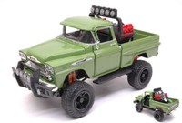 Motormax 1/24 Chevrolet Apache Fleetside Pick Up Off Road 1958 Statisches Modell