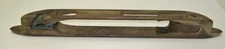 Antique Wooden Weaving Loom Shuttle Boat Textile Draper Tru-Mold 4196 Wood Yarn