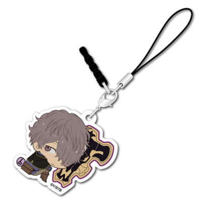 NEW Black Clover Gauche Adlai Acrylic Charm w/Ear Phone Jack Official Japan
