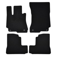 Velour FußMatten Automatten FüR Mercedes S-Klasse W221 2005-2013 4-Tlg Schwarz