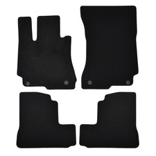 Velour Fußmatten Automatten Für Mercedes S-Klasse W221 2005-2013 4-Tlg Schwarz