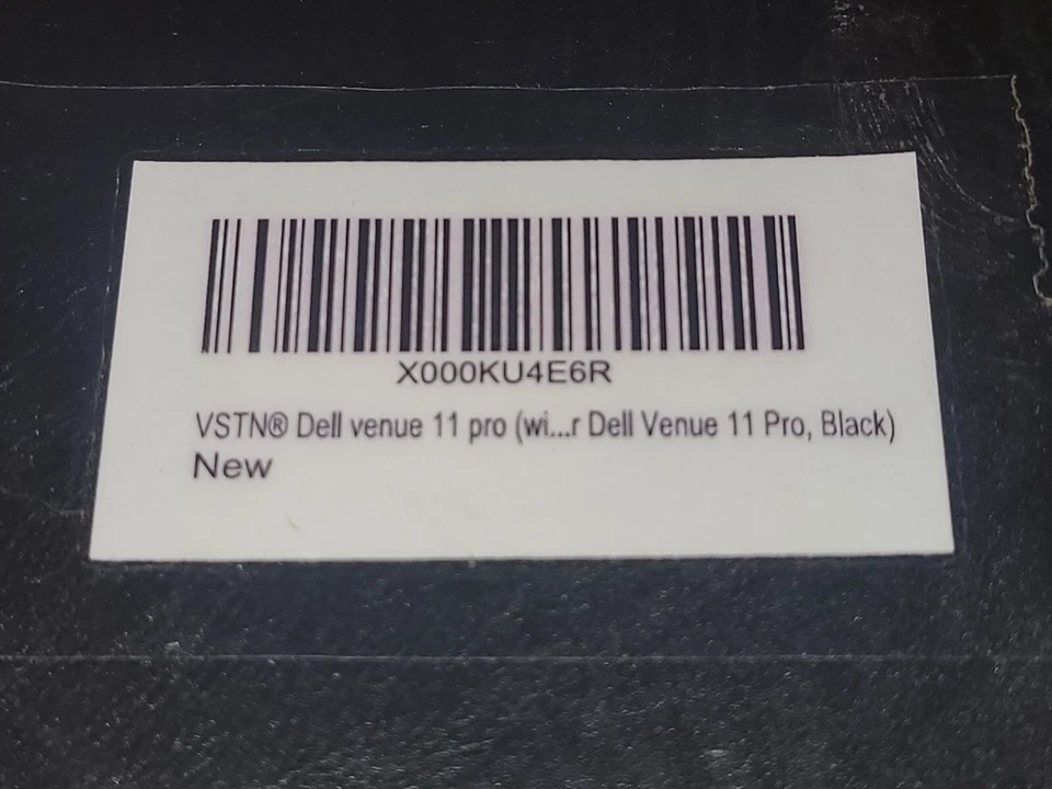 VSTN, DELL, VENUE 11 PRO, NEGRO, CUBIERTA PROTECTORA, TARJETERO, STOCK ANTIGUO NUEVO Foto 3 de 4