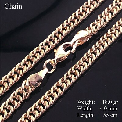 Box Chain Necklace In 18K Yellow Gold, 2.7mm - Foto 6