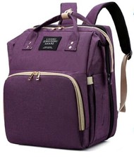 Spacious Backpack Diaper Bag With Changing Station Waterproof Baby USB Charging