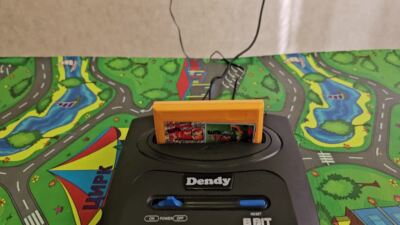 Retro Vintage 1990s Game Console 8 bit Dendy Computer Video Game