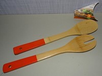 Montana Bambus Salatbesteck 2-Tlg. SalatlöFfel Salatgabel Salat Besteck