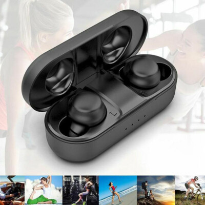 Mini In-ear Bluetooth Wireless Headset Earphones Stereo Music Invisible Earbuds