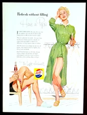 Pepsi-Cola Original 1955 Vintage Print Ad