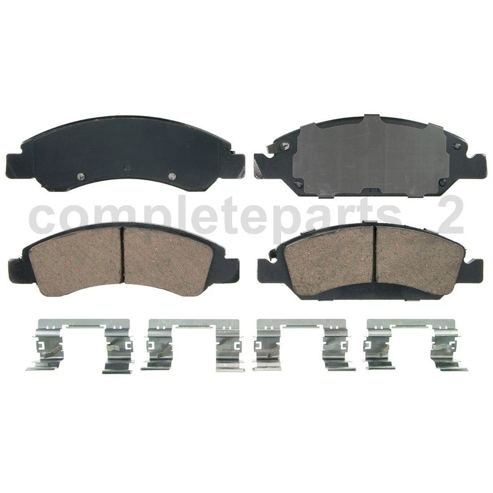 2 pastillas de freno delanteras traseras zapata de freno de estacionamiento para Cadillac Escalade 2008_ Foto 4 de 4