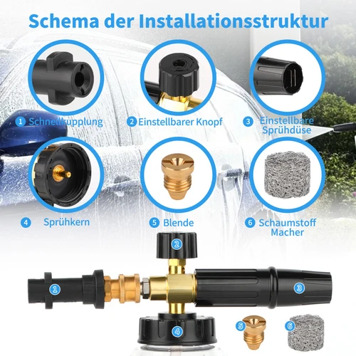Reinigungspistole Druckluft Reiniger kfz Auto PKW Blowgun Innenraum Waschpistole - Bild 10 von 40