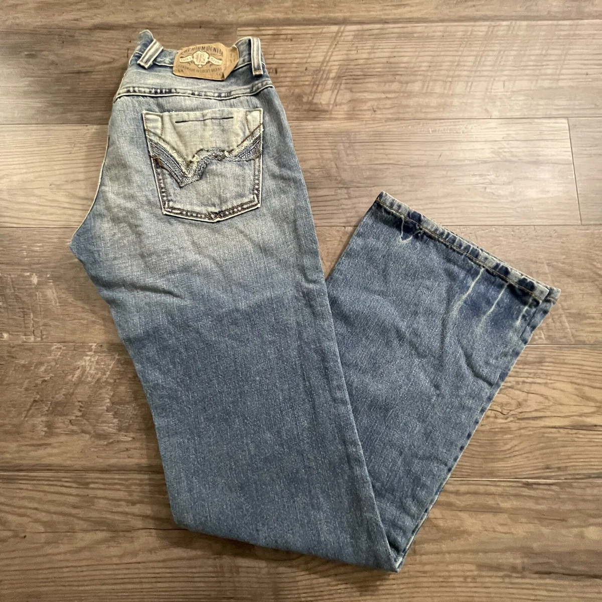 LUCKY BRAND PREMIUM DENIM HANDMADE JANA RIDER JEANS 4 27 100 COTTON USA MADE
